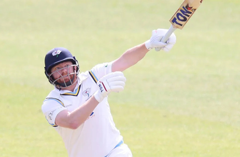 Jonny Bairstow made 97 from 88 balls on his comeback from a broken leg  • ( Getty Images)