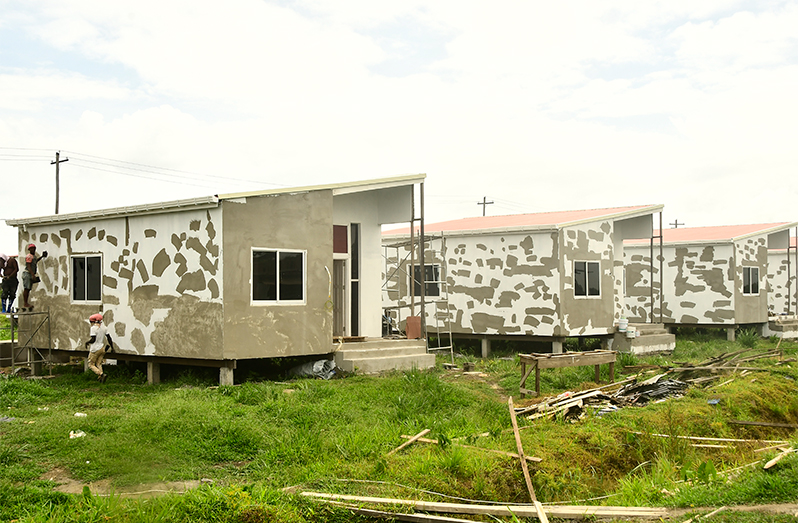 A Preview of Houses built with modern materials (Adrian Narine photo)