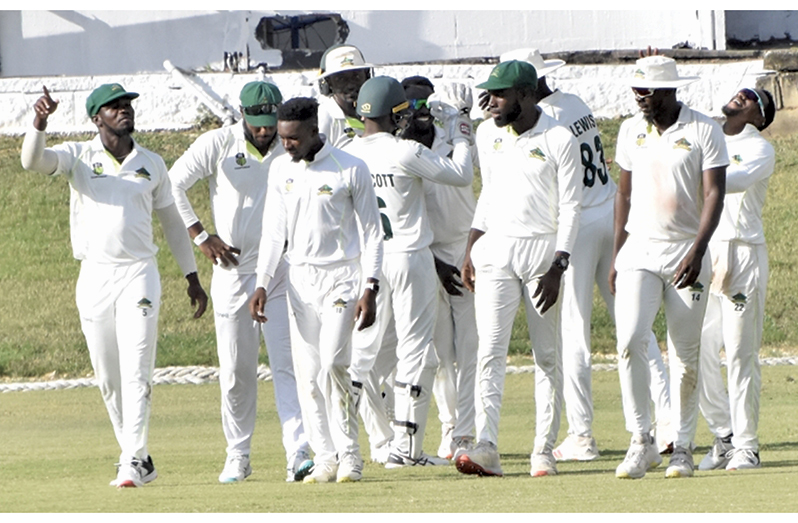 The Windward Islands Volcanoes beat the Barbados Pride by 121 runs at the Queen's Park Oval.