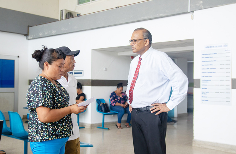 Scenes from the 13-year-old’s departure from the Georgetown Public Hospital Corporation