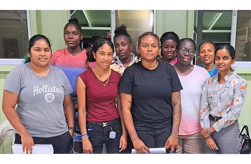 The turnout of females at the Umpires training course was good on Monday night.