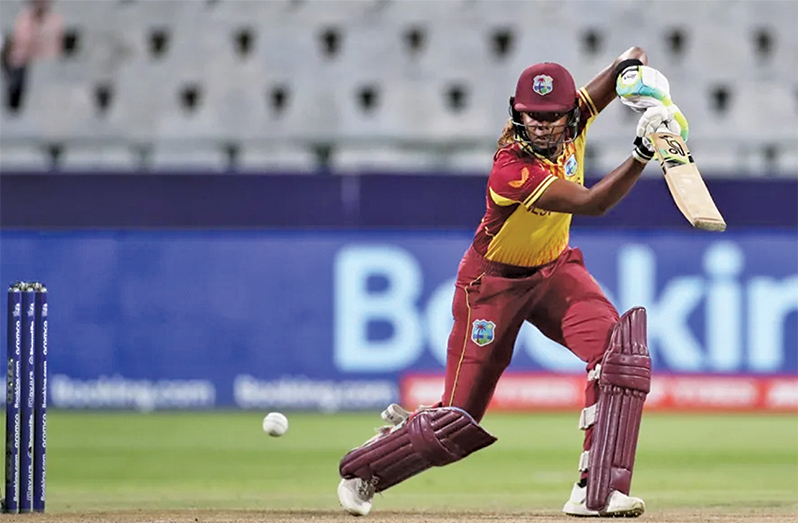 Captain Hayley Matthews was at her best with both bat and ball (ICC via Getty Images)