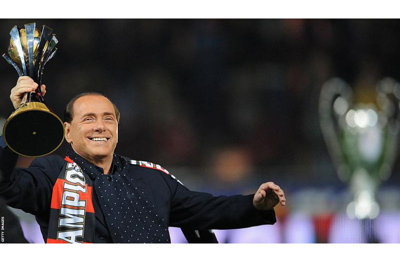 AC Milan won 29 trophies during Silvio Berlusconi's ownership.