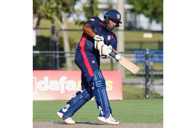 Aaron Jones - Wicket - West Indies vs USA