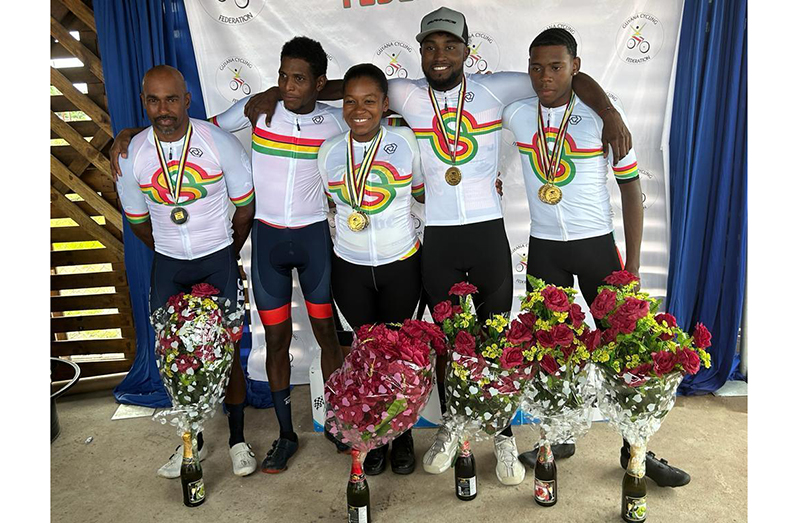 Some podium winners of the National Championships