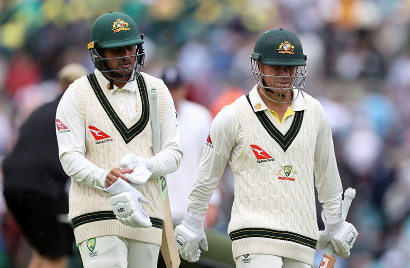 Australia openers frustrate England before rain - Guyana Chronicle