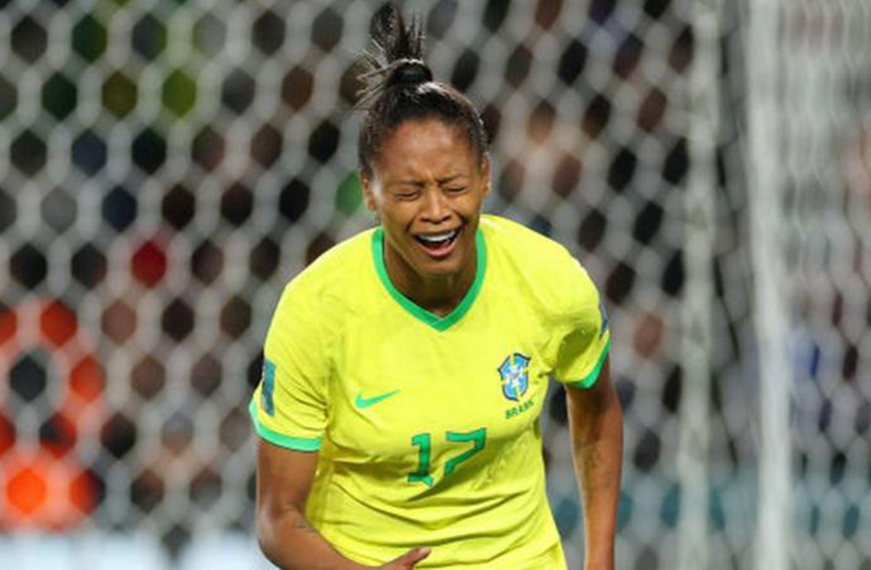 Brazil winger Ary Borges was overcome with emotion after opening the scoring against Panama