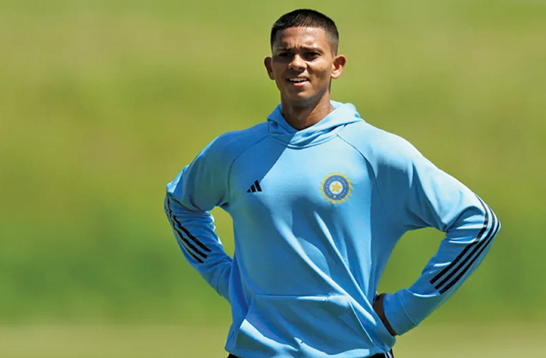 Yashasvi Jaiswal is set to make his Test debut in the Caribbean•ICC via Getty Images