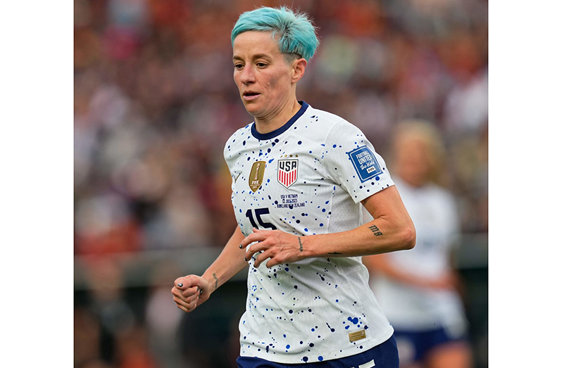Two-time World Cup winner winner Negan Rapinoe.