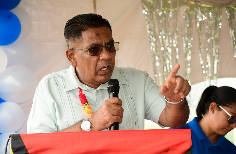 Agriculture Minister, Zulfikar Mustapha (Adrian Narine photo)