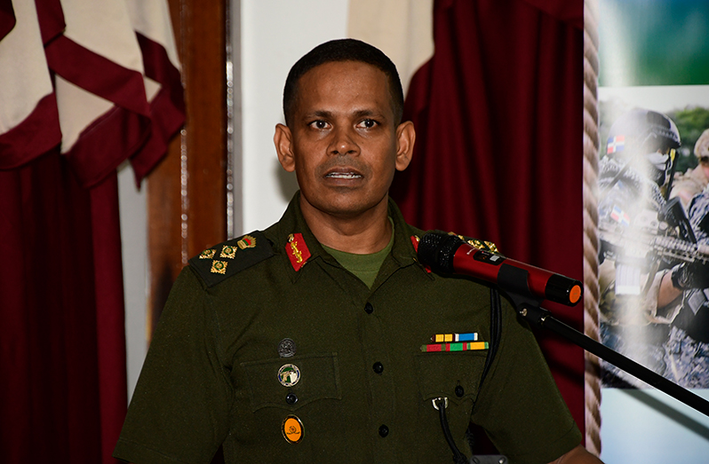 Chief of Staff Brigadier Omar Khan (Adrian Narine photo)