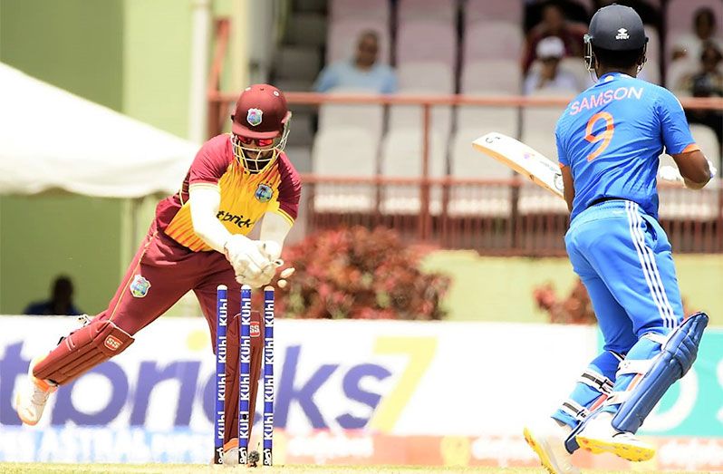 Pooran stumps Sanjay Samsson at Providence