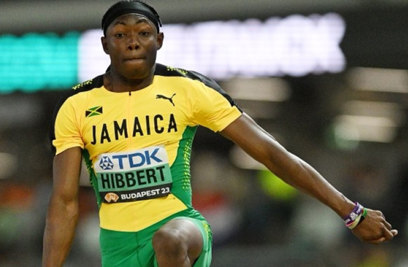 Teenage sensation, Jaydon Hibbert, advance to final of the Men’s triple jump on day one