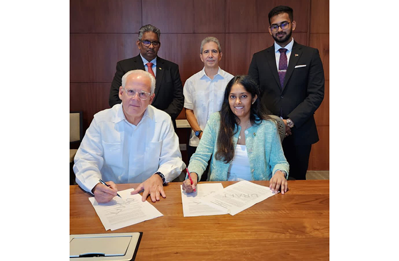 The MOU was signed by Luis D Viyella Caolo, Executive President of Fersan and Chandini Singh, Executive Director of GAICO