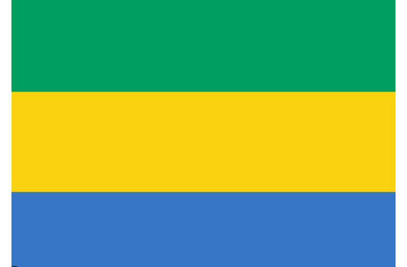 Gabon official national flag