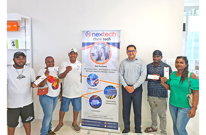 Nextech delights customers with CPL tickets Guyana Chronicle