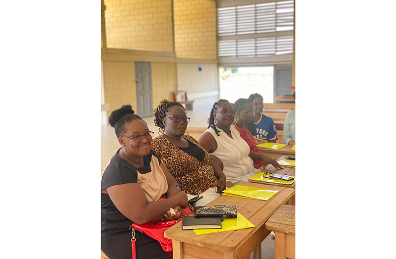 Some of the women who attended the workshop