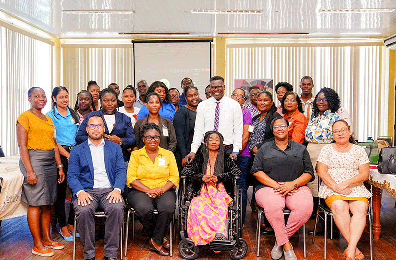 The Ministry of Education’s Unit of Allied Arts launched a music workshop on calypso and the essentials of composing for primary school teachers at the National Racquet Centre, Woolford Avenue