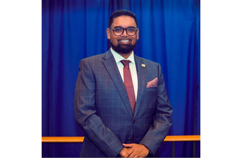 President Dr Mohamed Irfaan Ali