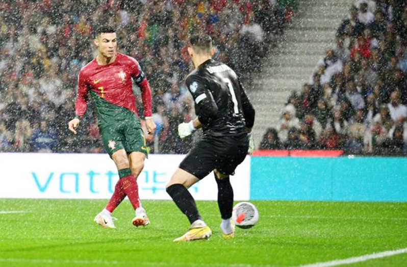 Cristiano Ronaldo has scored 125 goals in 202 matches for Portugal