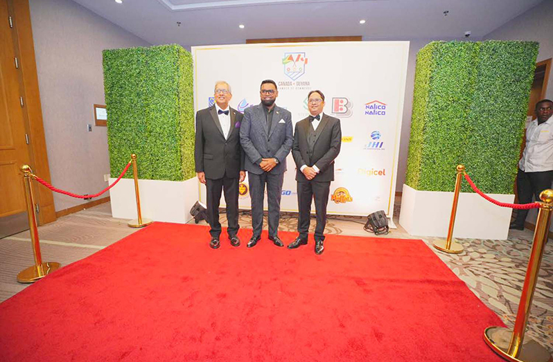 President Dr. Irfaan Ali and Anand Beharry, Chairman of the Guyana-Canada Chamber of Commerce