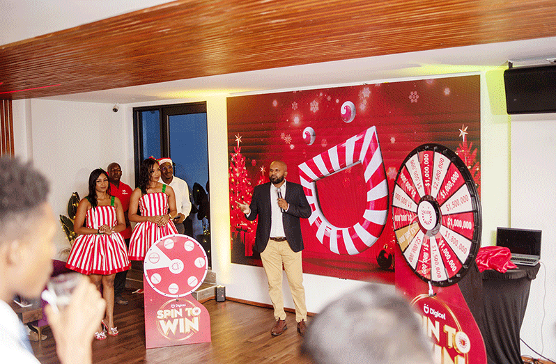 Deonarine Gopaul, CEO at Digicel, expressed the company's commitment to giving back to its valued customers in a meaningful way at the recent event held for the media at Tribe Gastronomic Lounge