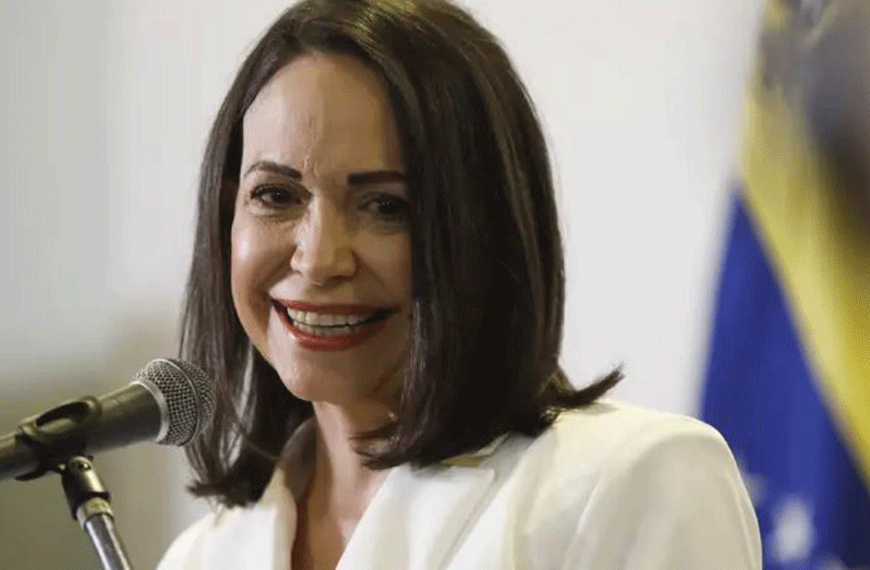 Opposition candidate for the 2024 presidential elections, María Corina Machado