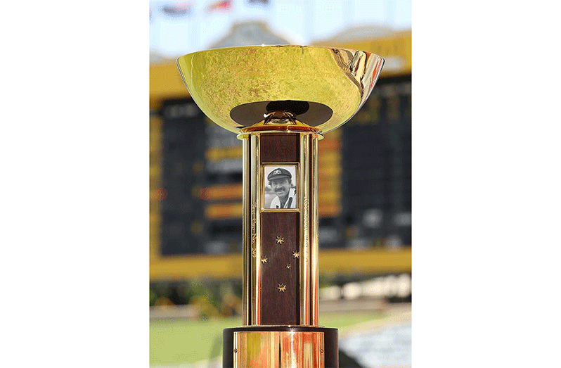 The 'Rod Marsh Cup' unveiled on Wednesday // Getty