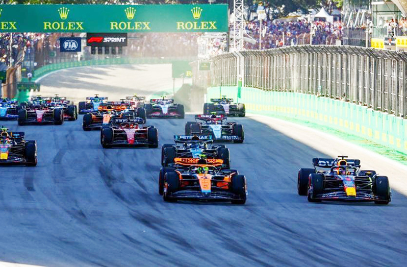 Verstappen wins Sao Paulo sprint race