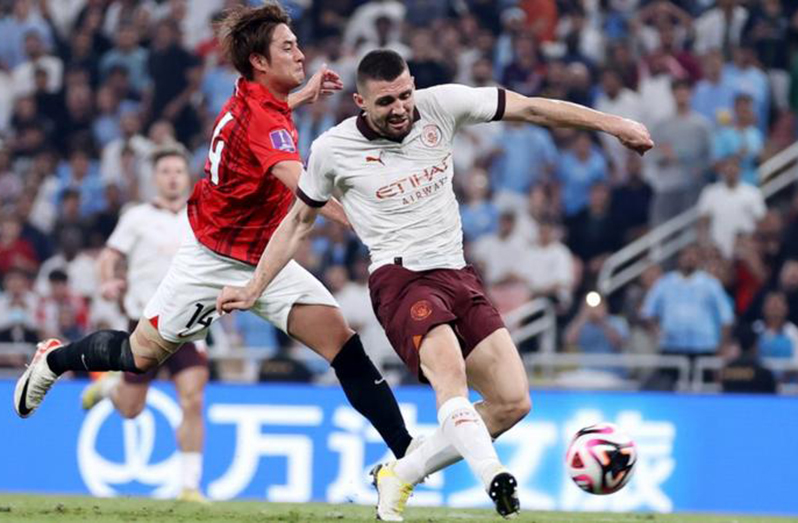 Manchester City restricted Urawa Red Diamonds to just two shots while having 25 themselves.