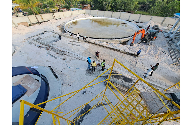 The Parika Water Treatment plant is a significant infrastructure project being undertaken by Toshiba Water Company
