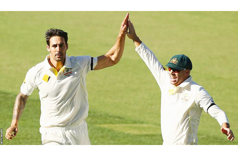 Mitchell Johnson and David Warner played together in the Australia Test team from 2011 to 2015