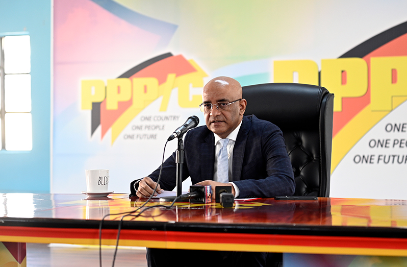 PPP General Secretary Dr Bharrat Jagdeo (Adrian Narine photo)