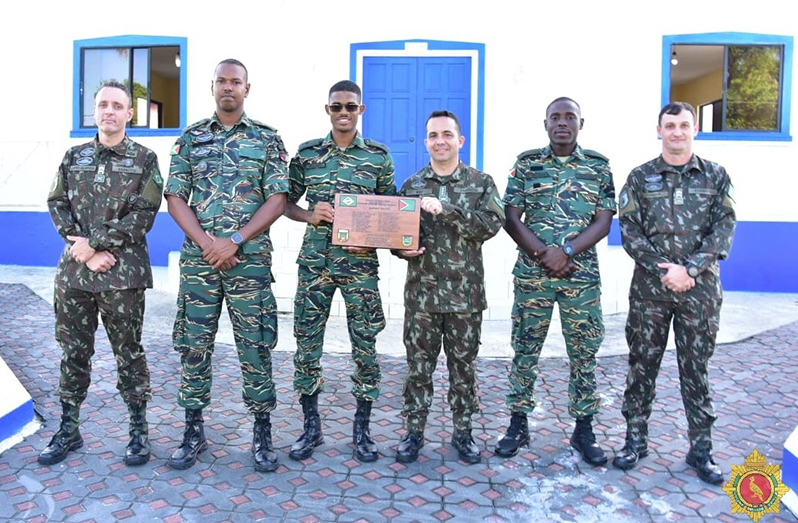 The GDF has formally bid farewell to three Brazillian jungle instructors who have successfully completed their one-year assignment at CRMJATS in Makouria