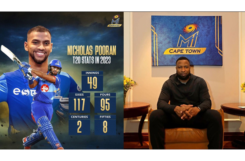 Nicholas Pooran and Kieron Pollard