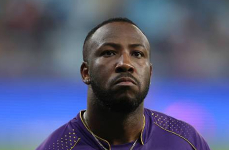 West Indies all-rounder Andre Russell.