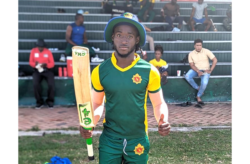 Shamal Angel fell seven short of a well-deserved century as the GDF beat MYO