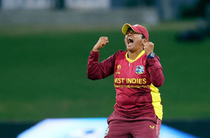 West Indies off-spinner, Anisa Mohammed