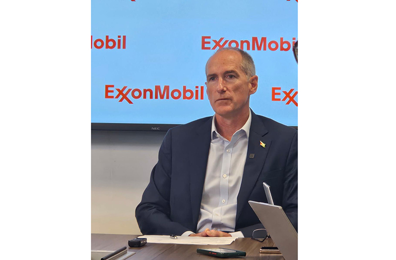 President of ExxonMobil Guyana Limited, Alistair Routledge