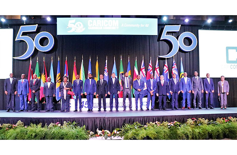 Heads of Government at the opening ceremony of the 45th Regular Meeting of the Conference of Heads of Government in 2023