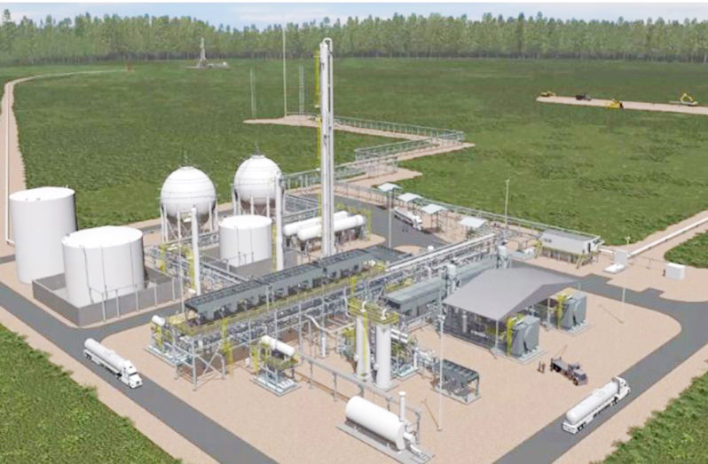 An artist’s impression of the Wales gas-to-energy project