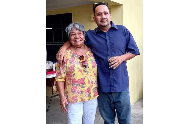 David Gomes and his mother Elizabeth ‘Nellie’ Gomes