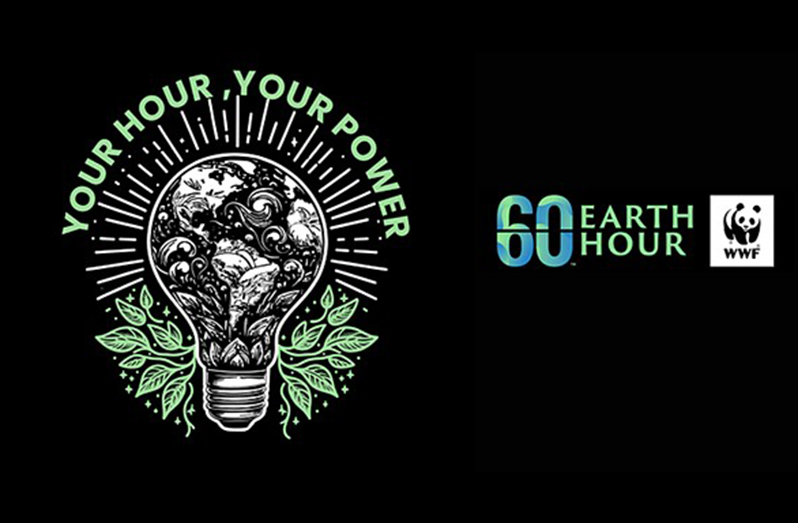 Guyanese on Saturday joined with millions of people around the world from 190 countries and territories for the 18th edition of Earth Hour in support and celebration of the planet