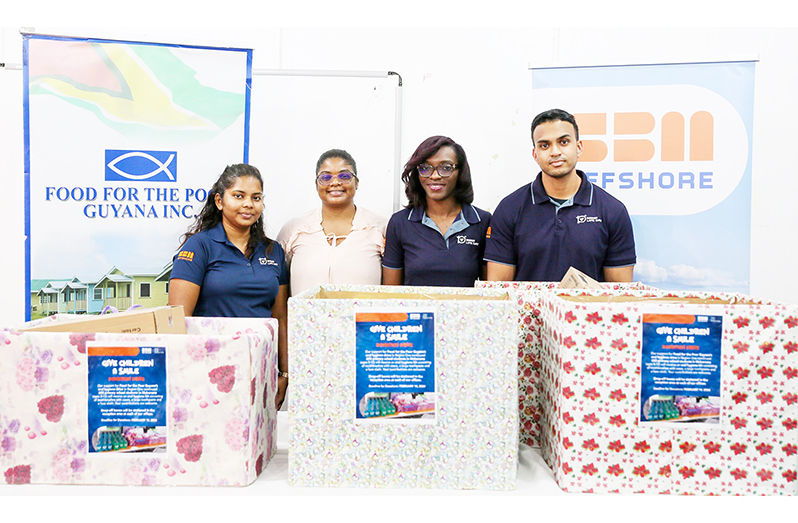 Employees of SBM Offshore Guyana have continued their support for the Food for the Poor (FFTP) (Guyana) Inc.'s Bright Smile, Bright Future Project