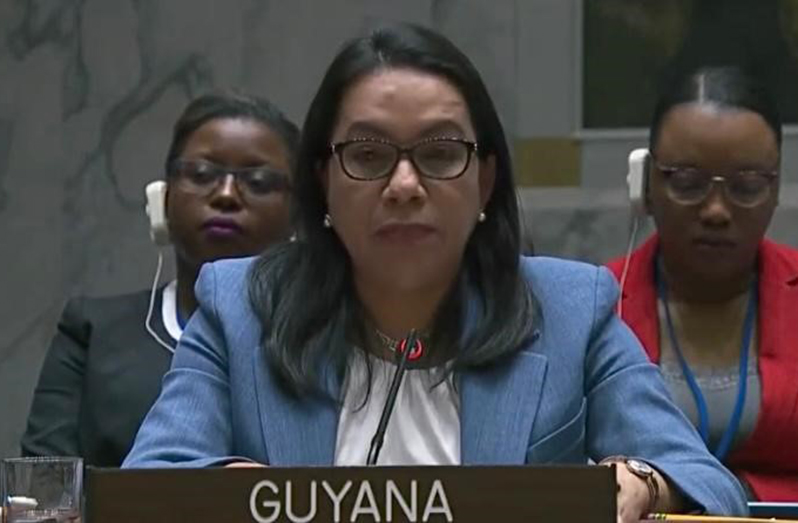 Guyana’s Permanent Representative to the United Nations (UN) Ambassador Carolyn Rodrigues-Birkett