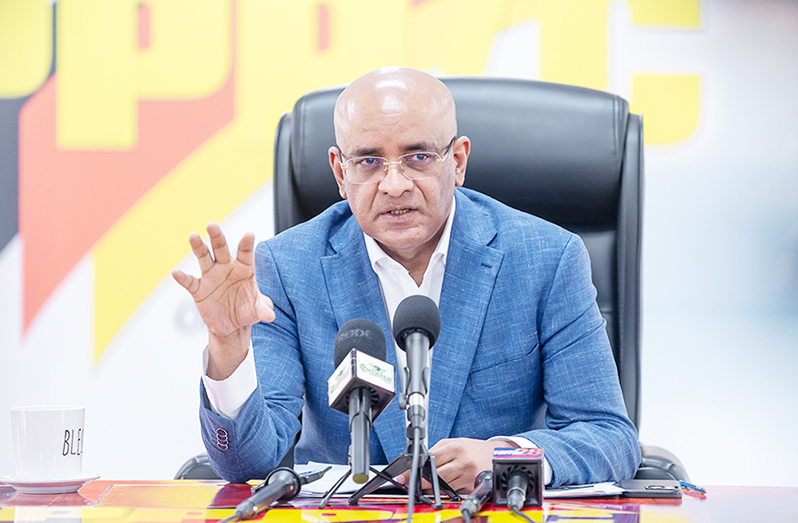 PPP General Secretary, Dr Bharrat Jagdeo (Delano Williams Photo)