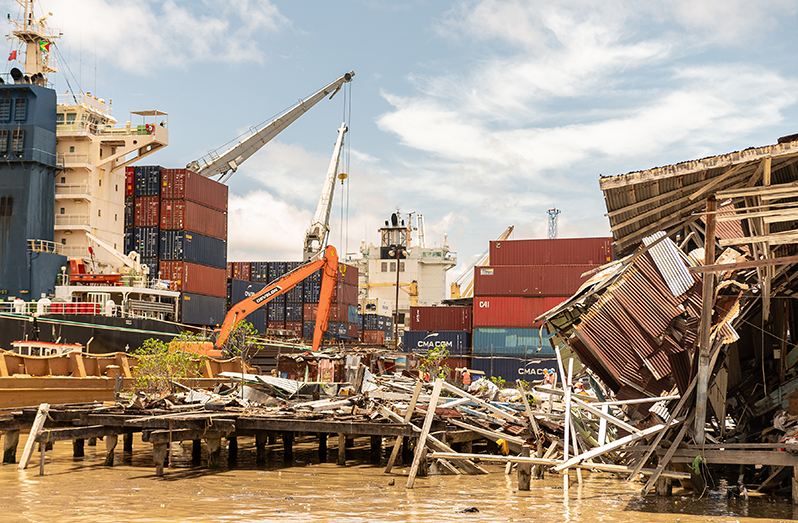 Skilled labourers, equipment operators, and emergency-response teams have been mobilised to the site, working tirelessly to remove wreckage and clear pathways (Delano Williams photos)