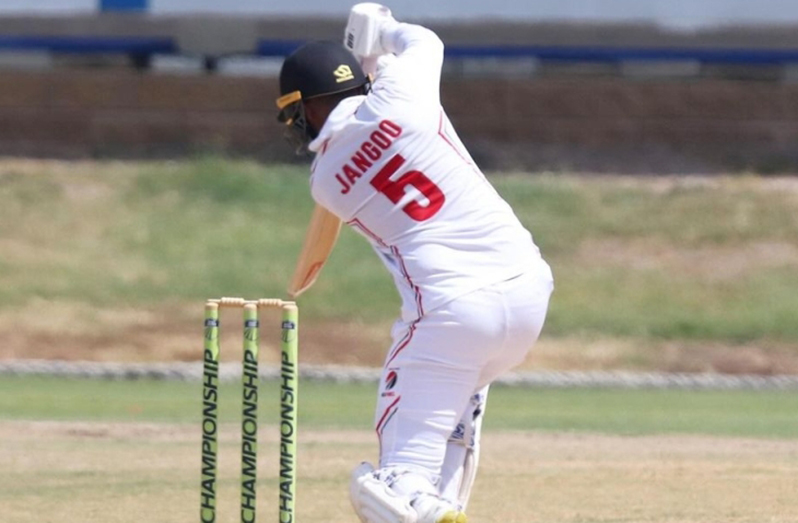 Amir Jangoo made 218 for the Trinidad & Tobago Red Force