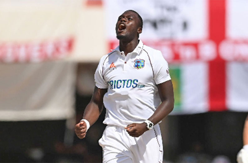 Fast bowler Jayden Seales