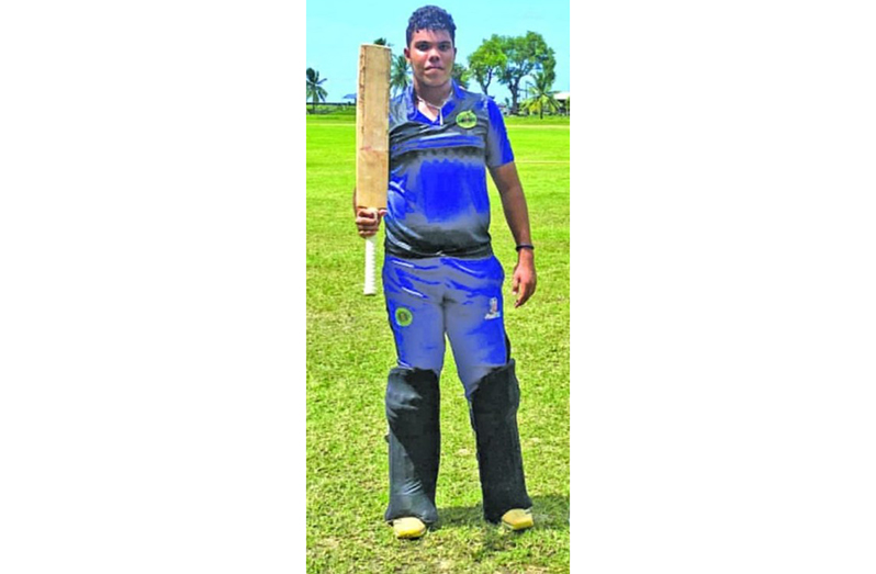 Jonathan Vanlange scored the only century and most
runs against the Tri-State U-17s